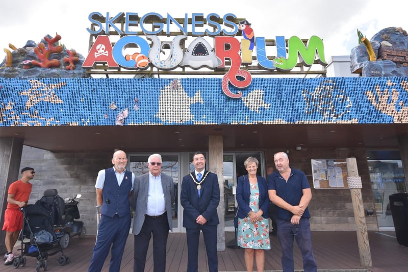 Skegness Aquarium hosted a celebration to mark its 10th anniversary.