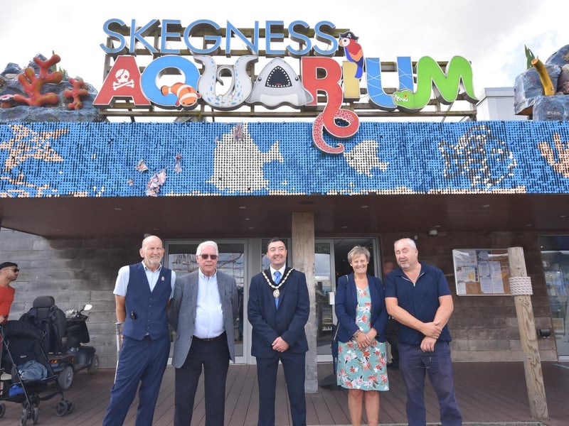 Skegness Aquarium hosted a celebration to mark its 10th anniversary.