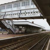 Sleaford railway station.