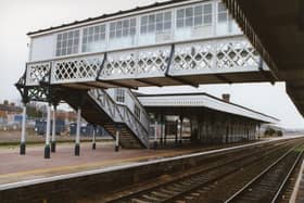Sleaford railway station.