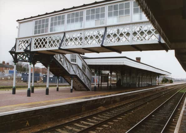 Sleaford railway station.