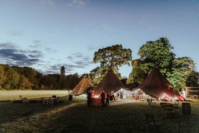 Tipis will be sited in the Kangaroo Park. While there are no kangaroos here today, deer were introduced in 1917 and the descendants of these deer remain in the park today - and may even feature in the background to the wedding events.
Image by Steven Haddock- www.stevenhaddock.co.uk