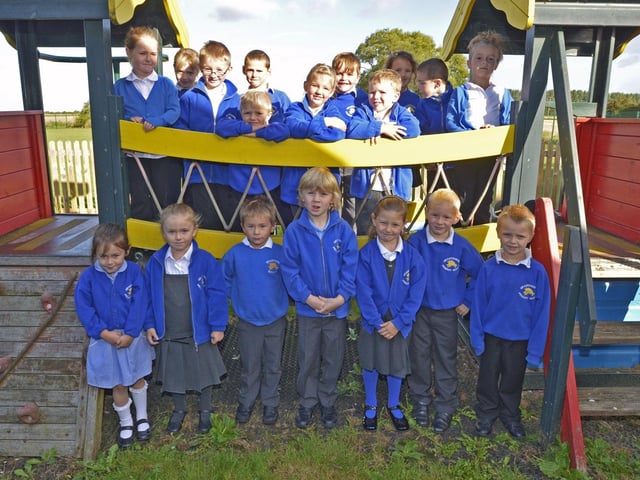 New starters at Grainthorpe Primary School.