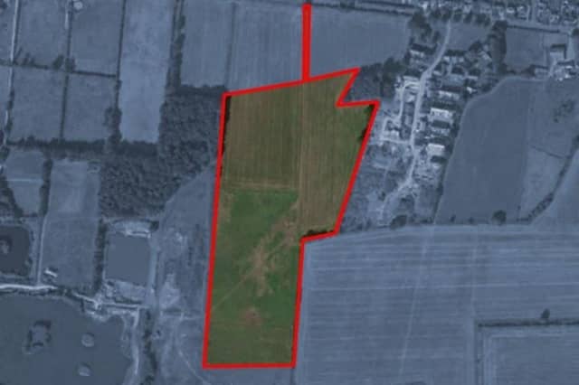 Proposed quarry on North Kelsey Road, Caistor. From planning documents submitted by Welton Aggregates. Credit: Welton Aggregates