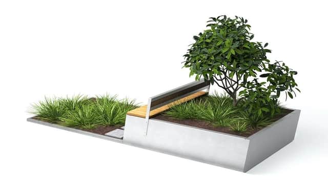 The new parklets designed for Mercer Row.