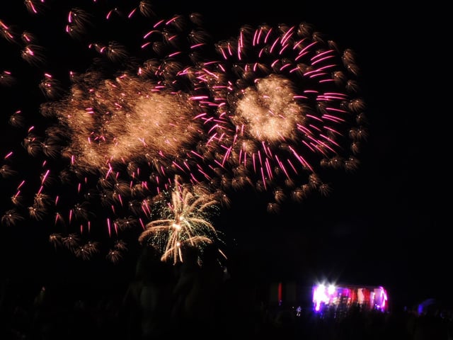 The firework concert finale.