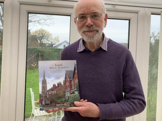 Richard Gurnham with his new book.
