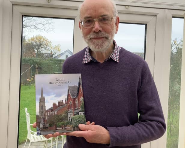 Richard Gurnham with his new book.