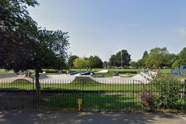The skate park at Boston's Central Park. Picture: Google Street View