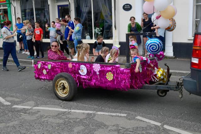 A parade through Wainfleet was a highlight of the weekend.