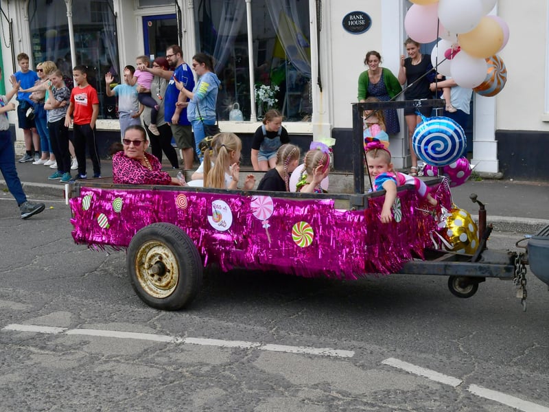 A parade through Wainfleet was a highlight of the weekend.