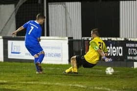 Jordan Smith - four goals in Louth's huge win.
