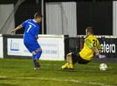 Jordan Smith - four goals in Louth's huge win.