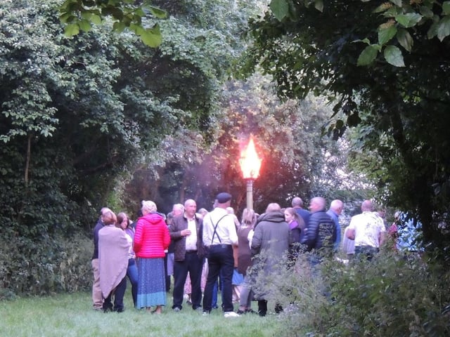 Scopwick villagers remember D-Day at their beacon lighting event.