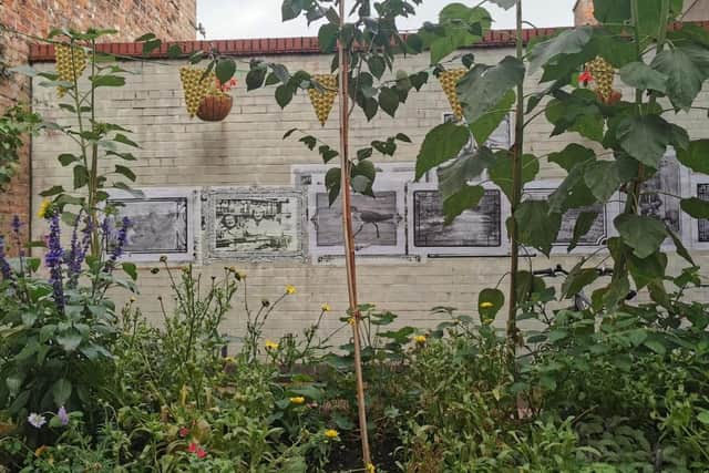 The courtyard area in Dolphin Lane, where the artwork will be installed.