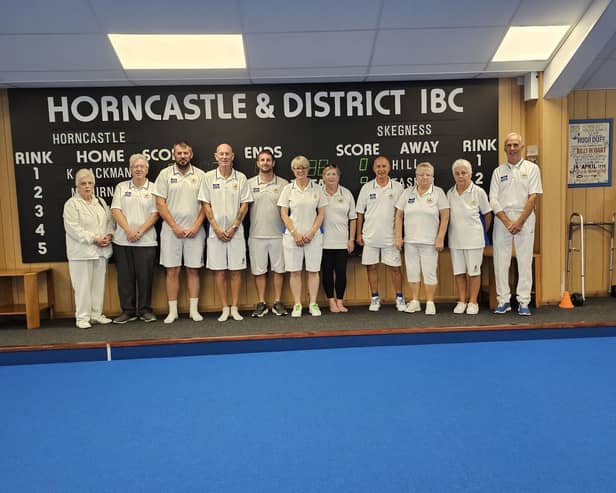 Horncastle's Top Club team - (l-r) Olive Wells, Tracy Nunn, Darren Trapmore, Mark Burn, Lee Boucher, Lyn Ulyatt, Lorn Main, Paul Bark, Judith Moody, Mary Johnson and Keith Jackman.