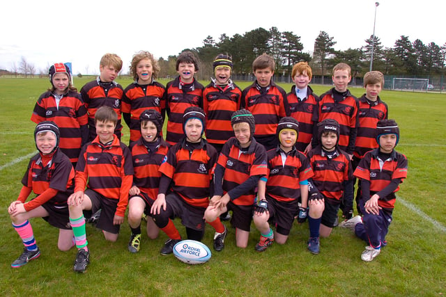 Members of Sleaford's U10 rugby team that triumphed in a tournament held at RAF Cranwell 10 years ago. Ten under 10s teams from across Lincolnshire and beyond took part in the event. The Sleaford team won all their matches without conceding a single try and beat Kesteven two tries to nil in the final.