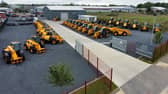 New JCB agricultural dealer Thorncliffs’ premises at Sleaford.