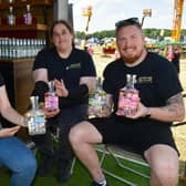Sophie Elton, Nicky Coxon and Tristan Jorgensen of Massingberd-Mundy Distillery, South Ormsby