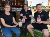 Sophie Elton, Nicky Coxon and Tristan Jorgensen of Massingberd-Mundy Distillery, South Ormsby