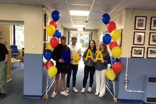 Students at Queen Elizabeth’s High School (QEHS) in Gainsborough are celebrating another great year as they receive their A Level results