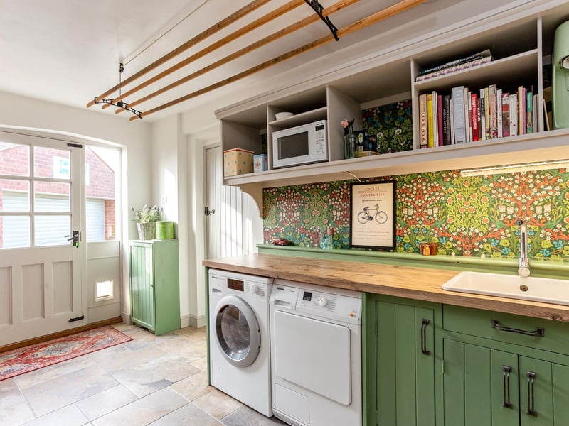 The utility room.
