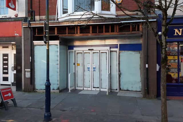 The former home of Boston Post Office, the closed WH Smith unit.