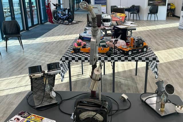 Some of the exhibits at the Seaview Colonnade.