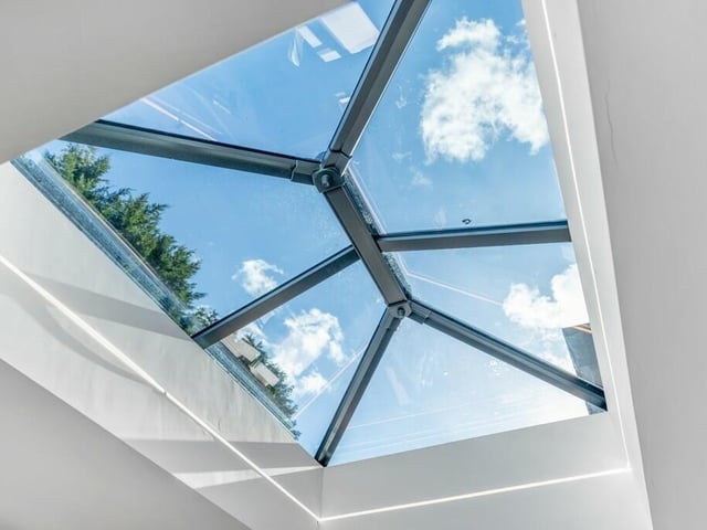The roof lantern.