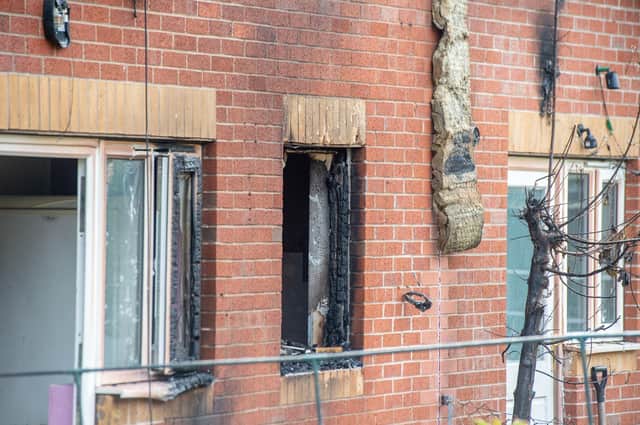 House fire at Gresley Road, Louth