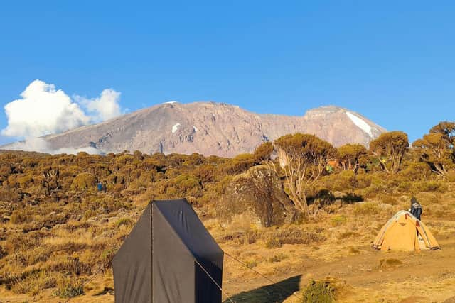 Joanne captured this photo of Mount Kilimanjaro, which she successfully climbed.