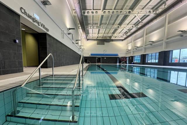 The swimming pool at the Station Leisure and Learning Centre