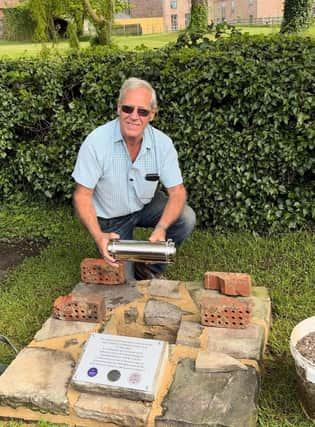 The time capsule for King Charles III's Coronation is buried.