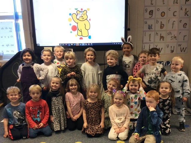 Fancy dress was bear essential at the Richmond School in Skegness.