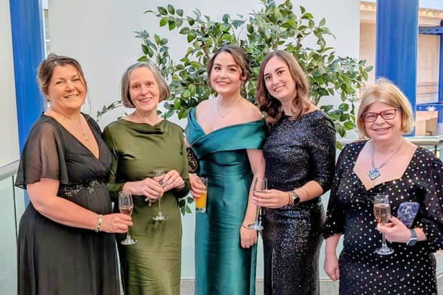 Chloe North (centre) has been named as one of the national winners of the prestigious Macmillan Professional Excellence Awards.