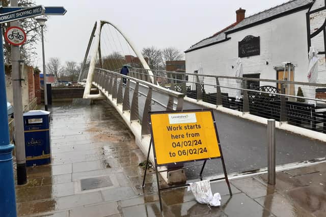 Works are planned for St Botolph's Footbridge in Boston.