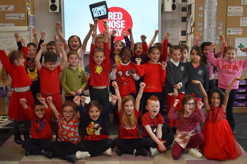 Red Nose Day celebrations at Boston Pioneers Academy.