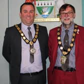 New vice chairman, Coun Matthew Boles, and new chairman, Coun Stephen Bunney