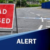 The A17 Sleaford bypass is partially blocked after a collision.