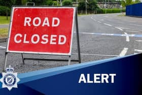 The A17 Sleaford bypass is partially blocked after a collision.