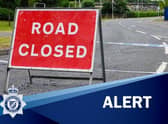 The A17 Sleaford bypass is partially blocked after a collision.