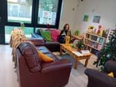 Deputy Town Clerk Kate Ford in the cosy 'Chatty Cafe' corner at Cafe Dansant in the Tower Gardens Pavilion in Skegness.