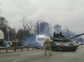 At one point on the journey to Skegness, the lorry driver was stopped for a tank.