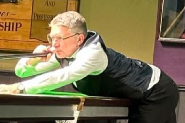 Gary Skipworth - marching on in county competition.