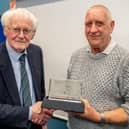 Bill Aron with Julian Millington.