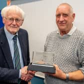 Bill Aron with Julian Millington.