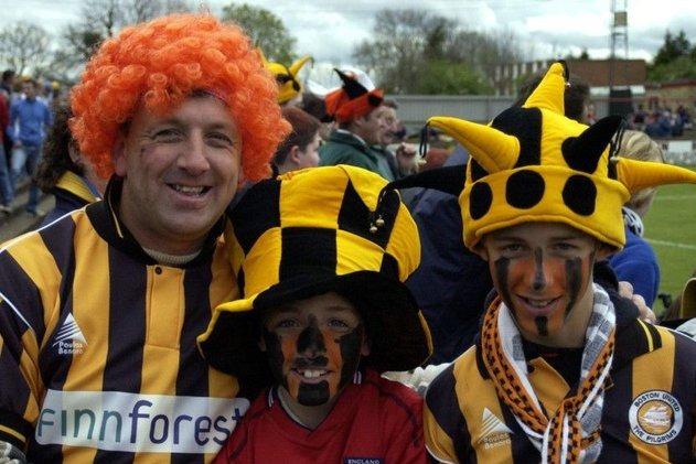 It was a big day out at Hayes for the club and fans got in the mood.