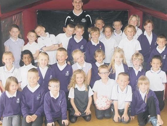 Energetic youngsters at Skegness Infants Academy took part in the Prokick Schools Challenge 10 years ago, raising funds for charitable projects in the UK and in third world countries via the Sports Connections Foundation.