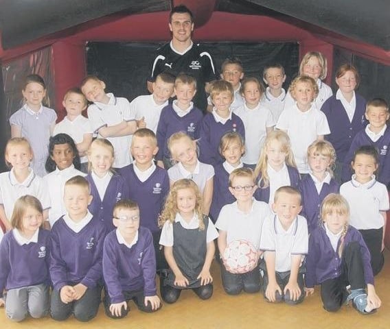 Energetic youngsters at Skegness Infants Academy took part in the Prokick Schools Challenge 10 years ago, raising funds for charitable projects in the UK and in third world countries via the Sports Connections Foundation.