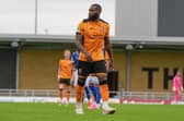 Lenell John-Lewis - heading to Forest Green with no fear. Pic by Alex Mather Photograpy.